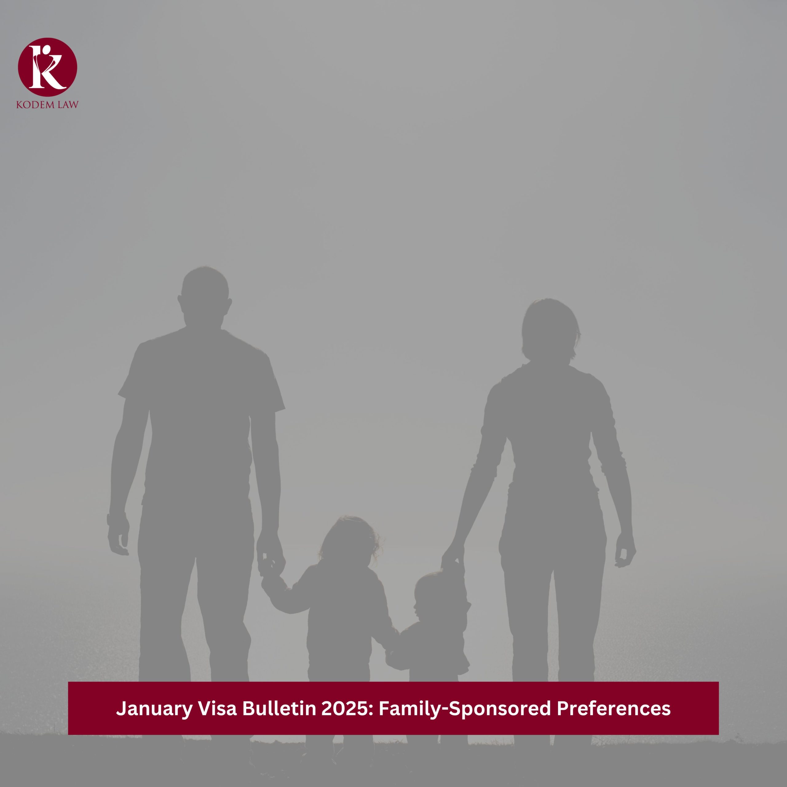 January Visa Bulletin 2025 FamilySponsored Preferences Kodem Law Firm